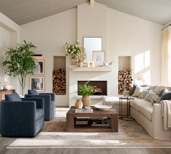 Ayden Barrel Arm Swivel Chair