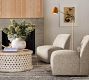Parker Leather Task Floor Lamp (67")