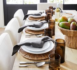 Malibu Handwoven Seagrass Footed Bowl