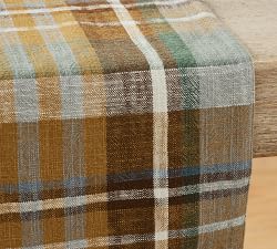 Montecito Plaid Cotton/Linen Table Runner