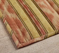 Parker Stripe Ikat Quilted Placemats - Set of 4