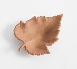 Terracotta Leaf Bowl