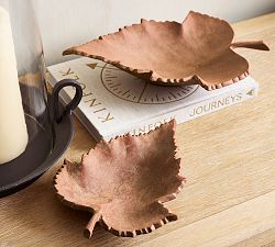Terracotta Leaf Bowl