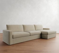 Westwood Square Arm Chaise Sectional (131"&ndash;149")
