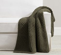 Pottery Barn Bayside Seed Stitch Throw - Thumbnail 3
