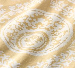 Lena Medallion Organic Cotton Tablecloth