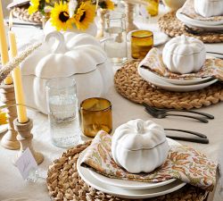 Pumpkin Stoneware Serveware Collection