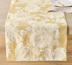 Sunflower Botanical Organic Cotton Table Runner