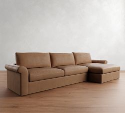 Westwood Roll Arm Chaise Sectional (136&quot;&ndash;154&quot;)