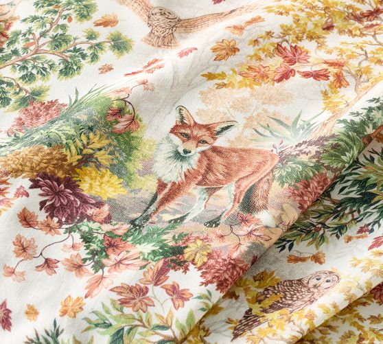 Fantastical Forest Cotton/Linen Tablecloth