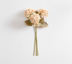Faux Cream Hydrangea Bundle