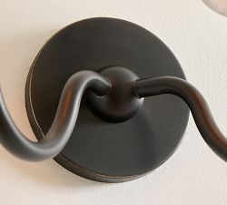 Baylor Pleated Shade Double Sconce (16&quot;)