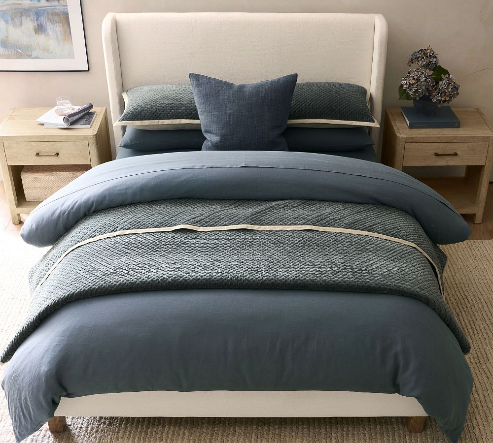 Cross Stitch Velvet Quilt
