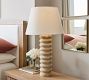 Delilah Stacked Wood Table Lamp (30")
