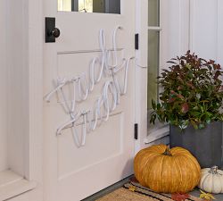 LED Trick or Treat Wall Art