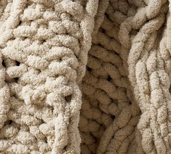 Plush Colossal Handknit Throw