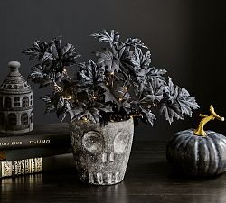 Faux Lit Black Maple Leaf Bundle