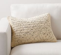 Mae Textured Lumbar Pillow Cover