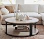 Cayman Round Wood &amp; Metal Coffee Table