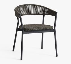 Elmore Metal & Rope Outdoor Dining Chair - Thumbnail 3