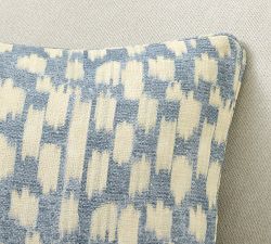 Luca Ikat Printed Lumbar Pillow