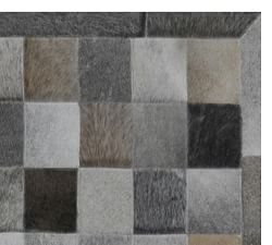 Block Leather Rug