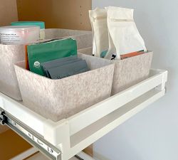 Felt Sculpted Bins with Lids