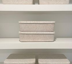 Felt Sculpted Bins with Lids
