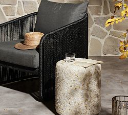 Adiana Terrazo Round Outdoor End Table (14.5")