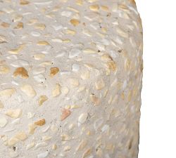 Adiana Terrazo Round Outdoor End Table (14.5")