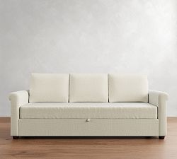 Cameron Modern Roll Arm Platform Sleeper Sofa  (92")