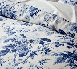Garden Floral Percale Duvet Cover