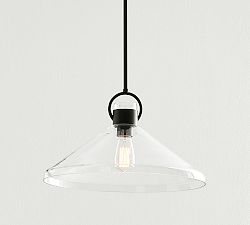 Open Box: Beacon Recycled Glass Pendant (18") - Bronze