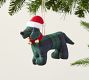 Plaid Dog Ornament