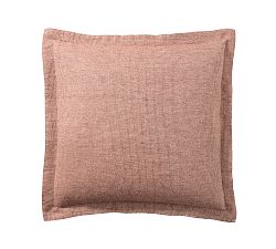 Open Box: European Flax Linen Waffle Sham, Euro, Set of 3 - Brick