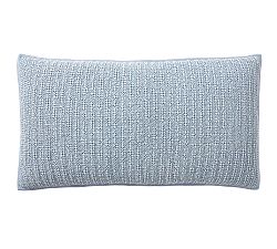 Open Box: Honeycomb Quilted Sham, King, Set of 2 - Chambray