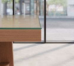 Keaton Glass Communal Table Top