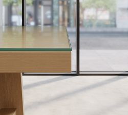 Keaton Glass Communal Table Top