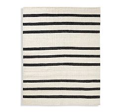 Open Box: Danton Striped Jute Rug, 8' x 10' - Natural/Black