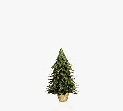 Open Box: Natural Leaf Tabletop Tree, 12" H