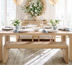 Blair Herringbone Dining Bench (68")