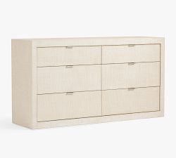 Cape Woven 6-Drawer Wide Dresser (60")