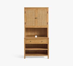 Channing Cane Tall 2-Piece Storage Cabinet (36")