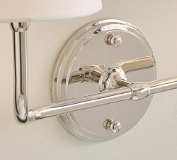 Sansome Metal Double Sconce (18")