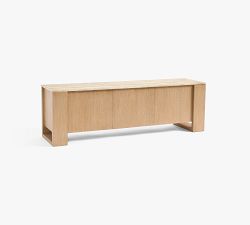 Pottery Barn Travertine Media Console - Thumbnail 5