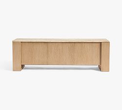 Open Box: Travertine Media Console (70") - Fog
