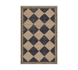 Open Box: Erin Gates By Momeni Handwoven Orchard Diamond Wool Rug, 3'6" x 5'6" - Black
