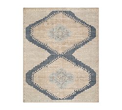 Open Box: Demitria Hand-Knotted Wool Rug, 8' x 10' - Midnight Blue