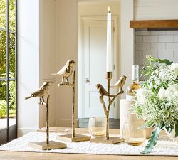 Brass Bird Candle Holder