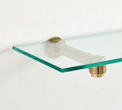 Everson Floating Glass Shelf